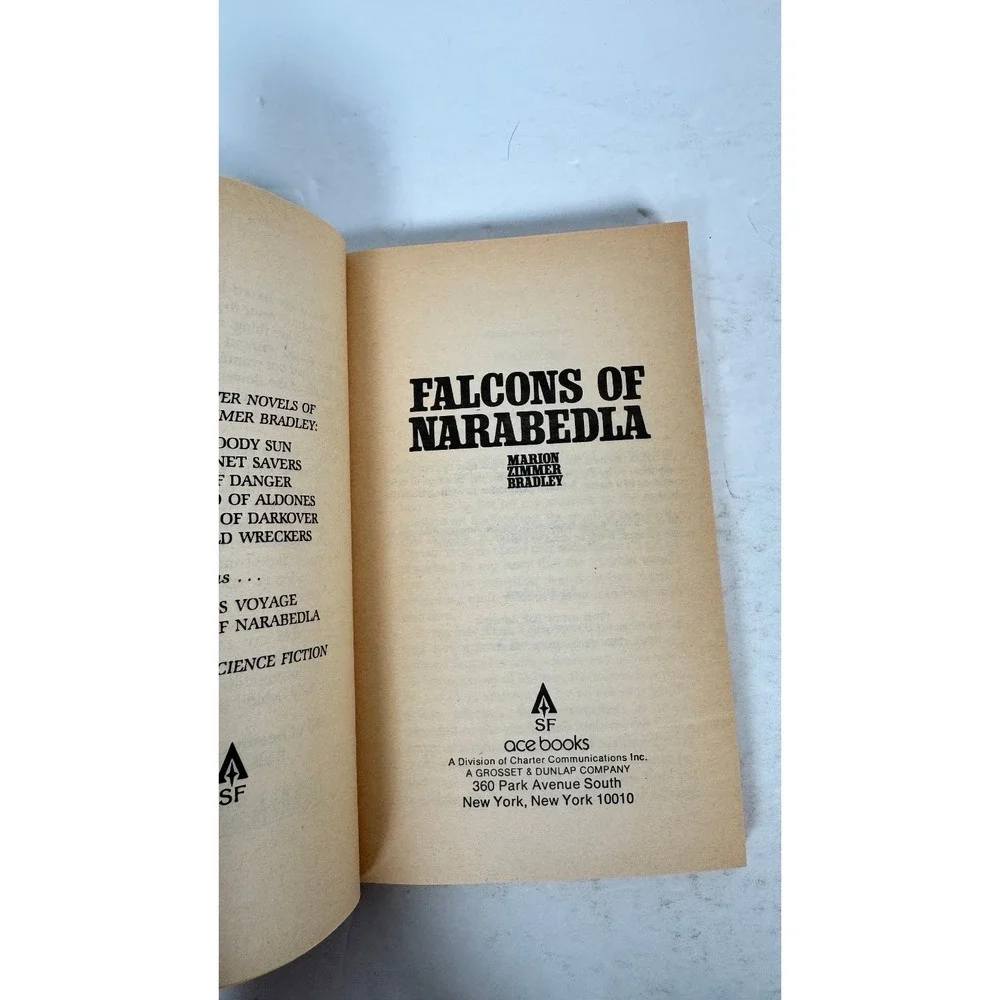 Sharra's Exile & Falcons of Narabedla Marion Zimmer Bradley Sci-Fi Fantasy PB